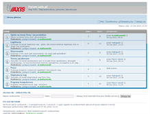 Tablet Screenshot of forum.axis.pl